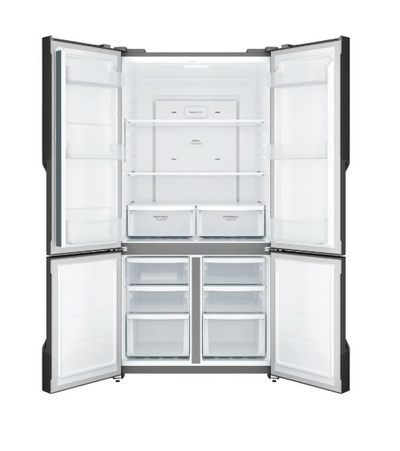 Westinghouse WQE5600BB 564L Quad Door Fridge - Matte charcoal black Refrigerator