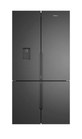 Westinghouse WQE5650BA 564L Quad Door French Door Fridge Matte Black