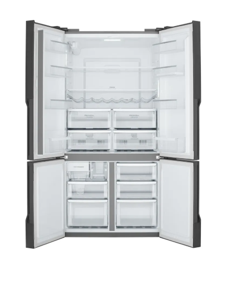 Westinghouse WQE5650BA 564L Quad Door Fridge - Matte charcoal black