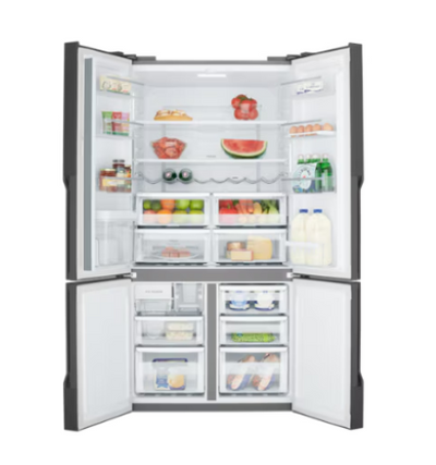 Westinghouse WQE5660BA 564L Quad Door Fridge - Matte charcoal black