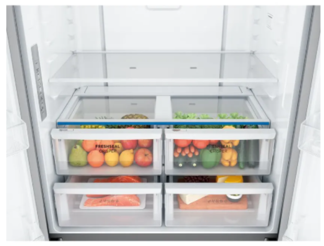 Westinghouse WQE5750BB 564L Quad Door Fridge – Matte Charcoal Black