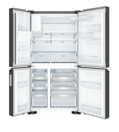 Westinghouse WQE6170BB 609L Quad Door Fridge - Matte Black Refrigerator