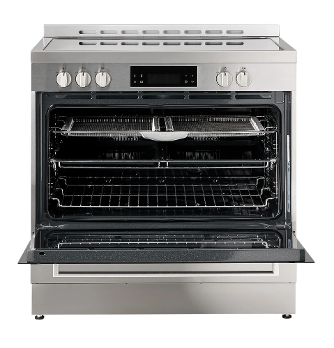 Whirlpool WS91V9KPX 90cm Ceramic Freestanding Oven with Air Fry – Inox