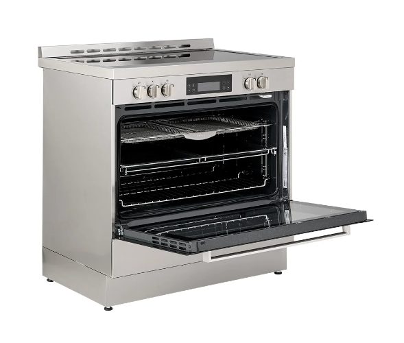 Whirlpool WS91V9KPX 90cm Ceramic Freestanding Oven with Air Fry – Inox