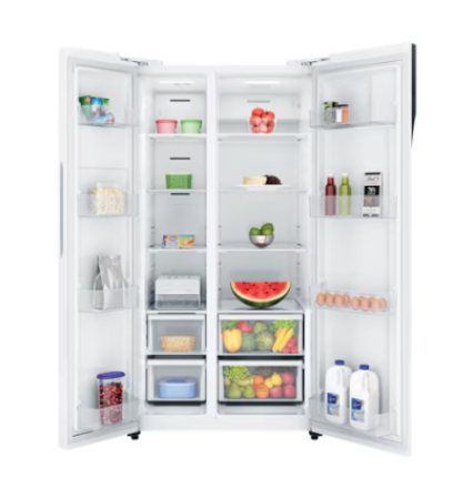 Westinghouse, WSE6200WB, 624L side by side fridge - White,