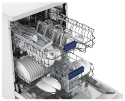 Westinghouse WSF6604WA Freestanding dishwasher, white