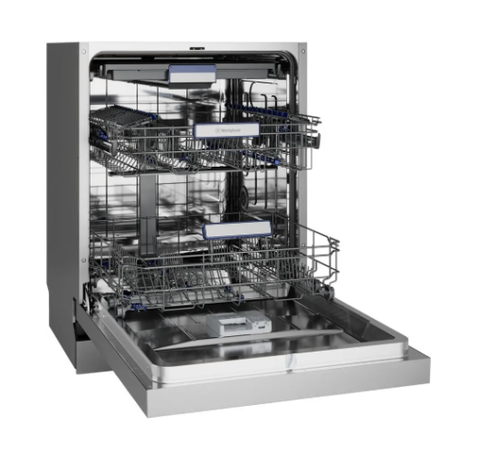 Westinghouse WSU6608XC 60cm 15 Place Built Under Dishwasher – Stainless Steel