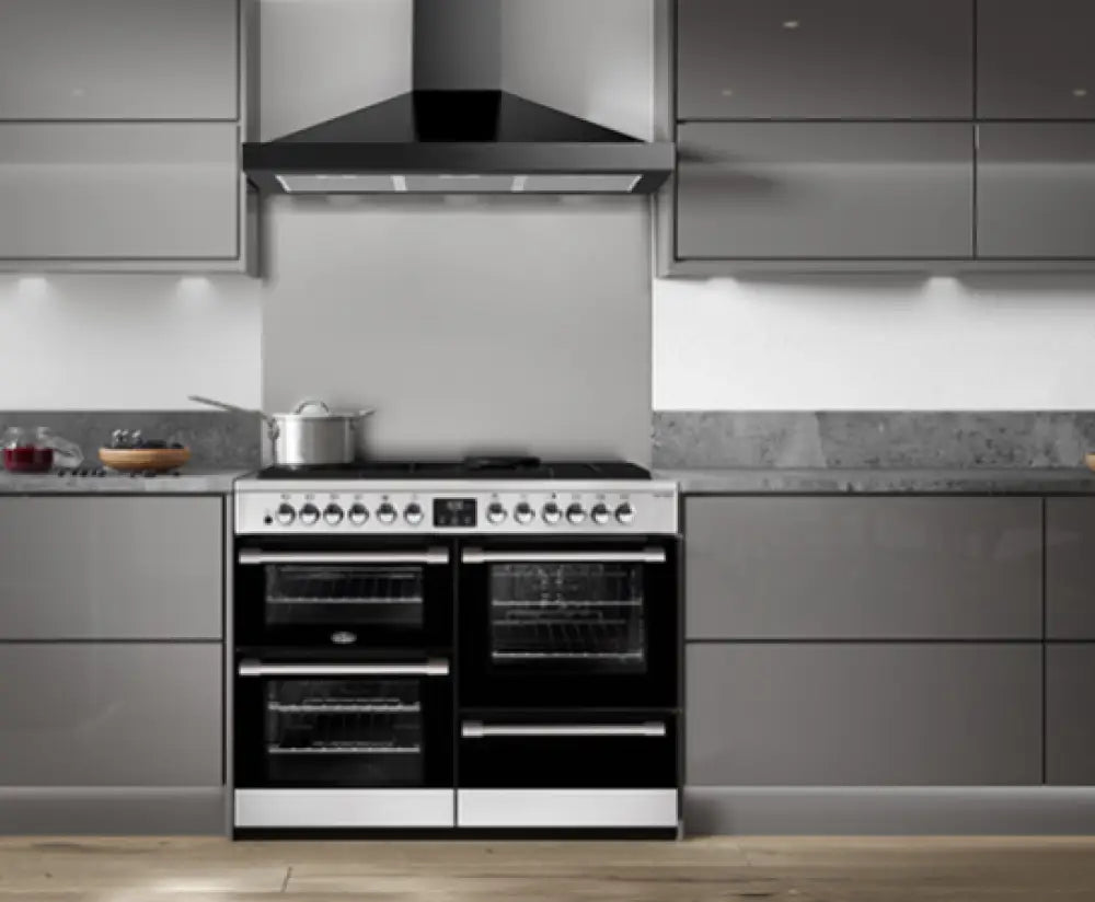 Belling BCC1100DFSS 110cm CookCentre Deluxe Dual Fuel Freestanding Cooker – Stainless Steel - Freestanding Oven