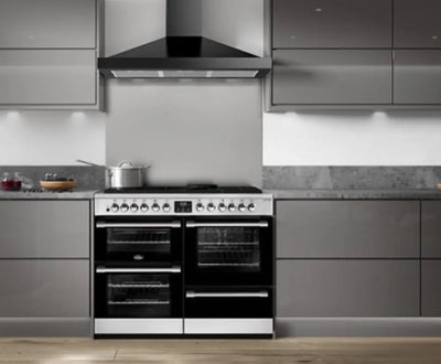 Belling BCC1100DFSS 110cm CookCentre Deluxe Dual Fuel Freestanding Cooker – Stainless Steel - Freestanding Oven