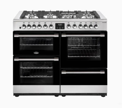 Belling BCC1100DFSS 110cm CookCentre Deluxe Dual Fuel Freestanding Cooker – Stainless Steel - Freestanding Oven