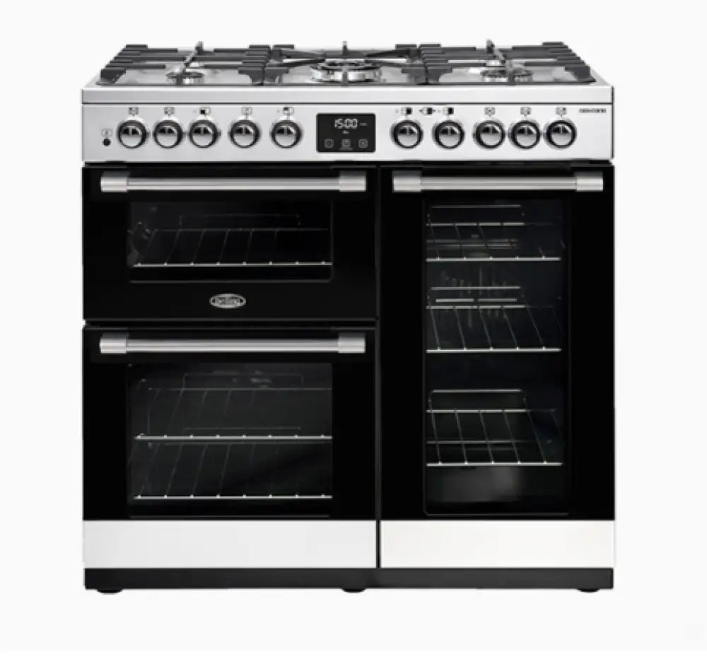 Belling BCC900DFSS 90cm CookCentre Deluxe Dual Fuel Freestanding Cooker – Stainless Steel - Freestanding Oven