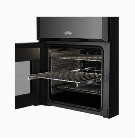 Belling BMR60DODFB 60cm Mini Richmond Dual Fuel Freestanding Cooker – Black - Freestanding Oven