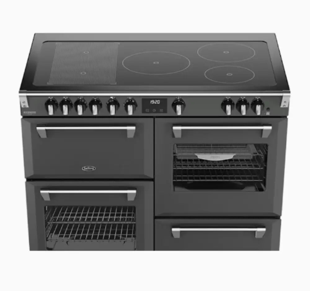 Belling BRDX110INDAN 110cm Richmond Deluxe Induction Range Cooker – Anthracite - Freestanding Oven