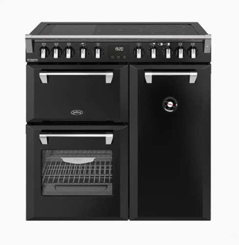 Belling BRDX90INDBL 90cm Richmond Deluxe Induction Cooker – Black - Freestanding Oven