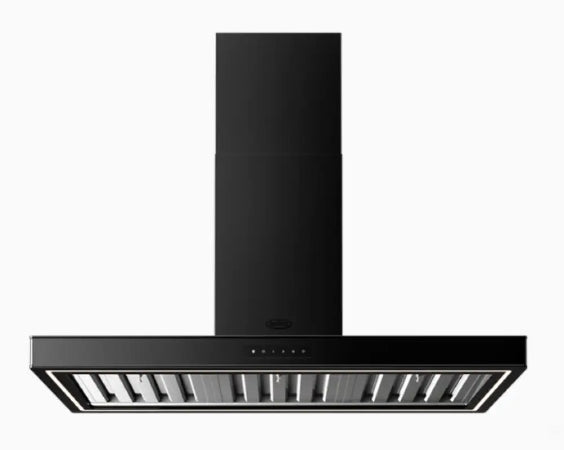 Belling BTC110BG 110cm T-Shape Canopy Rangehood – Matte Black - Rangehoods