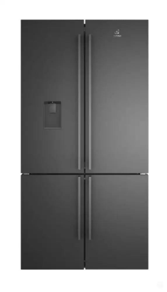 Electrolux EQE5657BA 562L UltimateTaste 700 quad door fridge Matte charcoal black Refrigerator