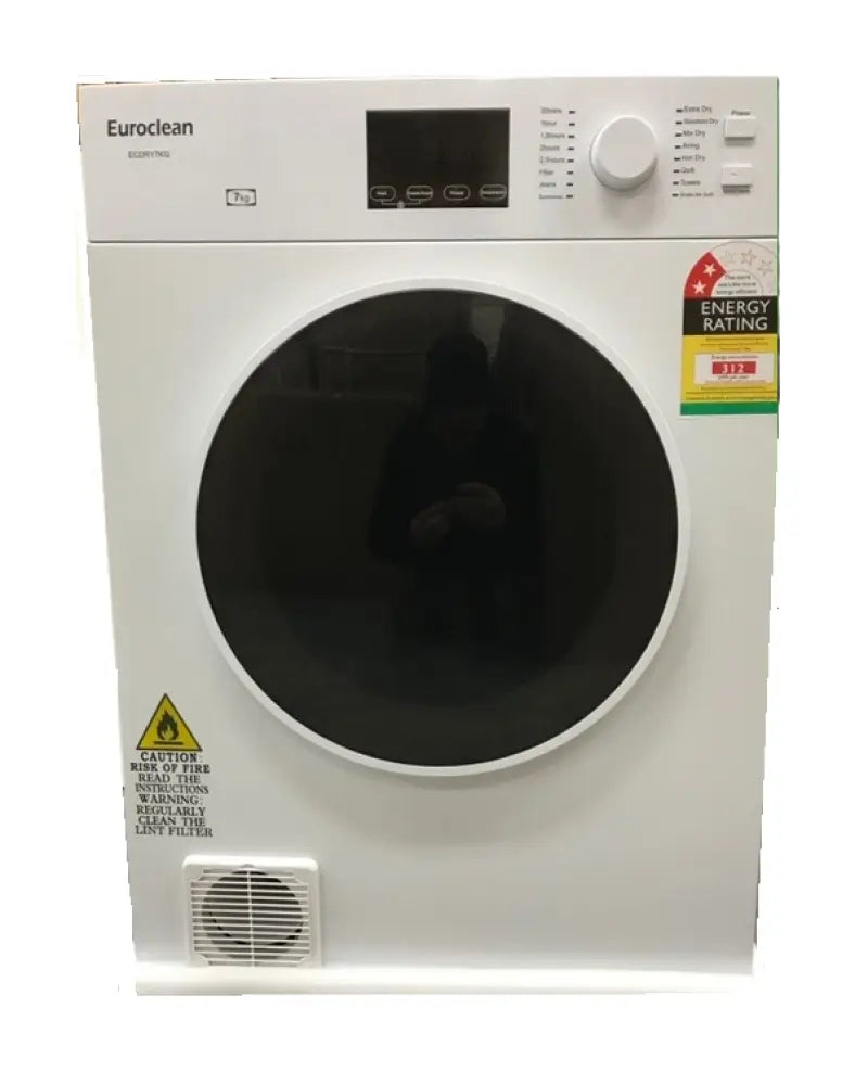 Euroclean ECDRY7KG 7kg Vented Dryer Vented Dryer