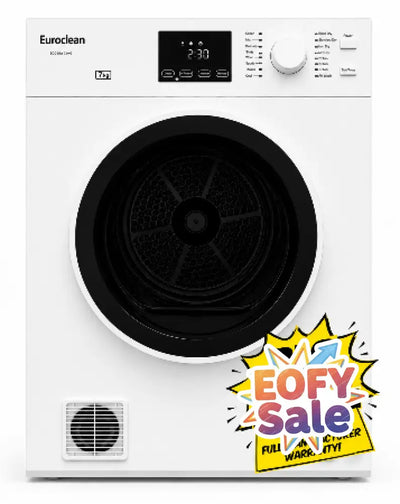 Euroclean ECDRY7KG 7kg Vented Dryer White - Vented Dryer