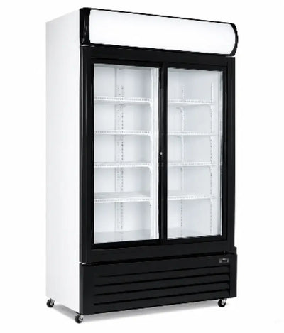 Eurotag EU1000 1000L Double Glass Door Display Fridge - Display Fridges