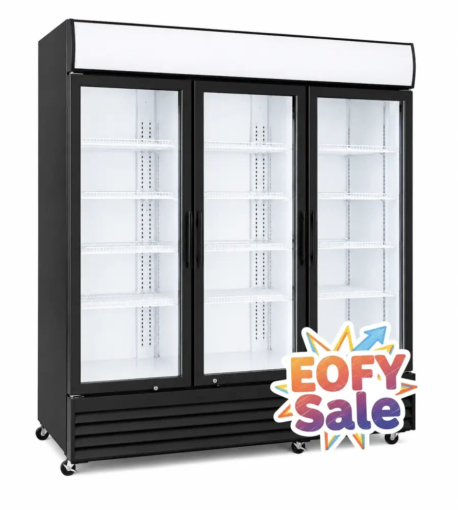 Eurotag EU1200 1200L Triple Glass Door Display Fridge - Display Fridges
