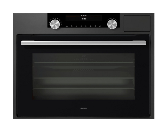 ASKO OCS8487A 45cm Combi Steam Oven - Graphite Black