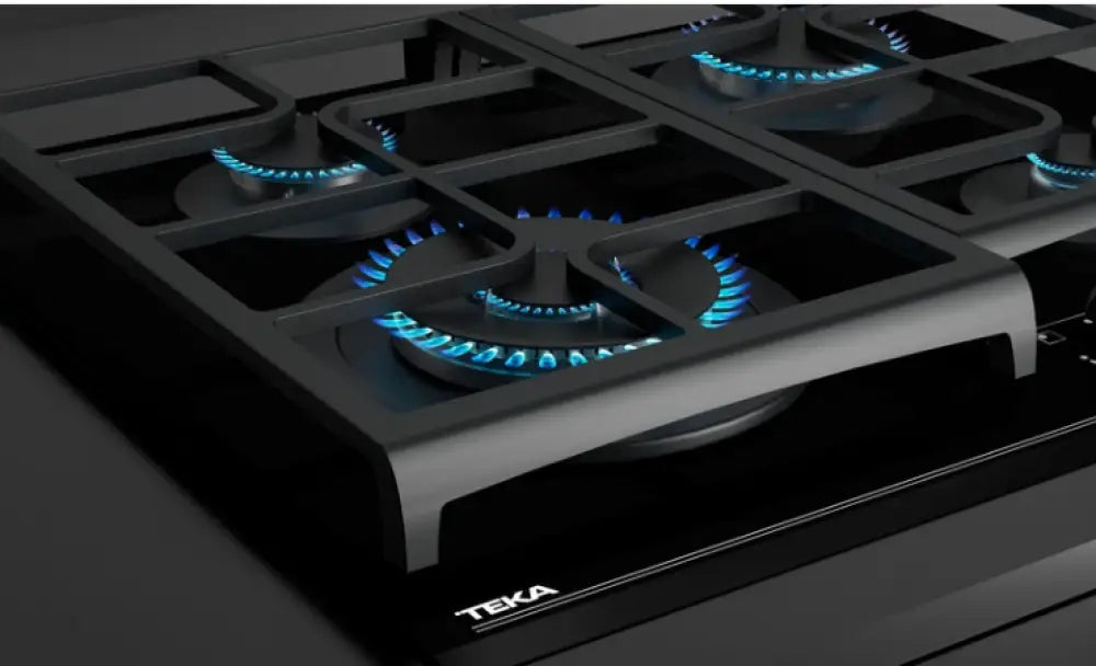 Teka GSC64320SBNIX 60cm Gas Cooktop with Wok Burner - Cooktops