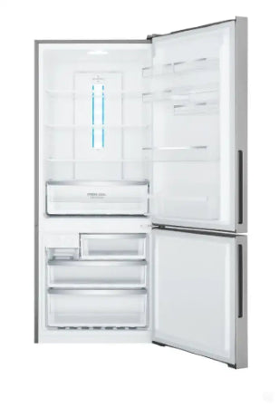 Westinghouse WBE4302AC 425L bottom freezer fridge - Silver Refrigerator