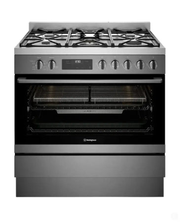 Westinghouse WFE9516DD 90cm dual fuel freestanding oven with AirFry dark stainless steel Freestanding Oven