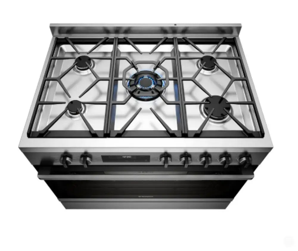 Westinghouse WFE9516DD 90cm dual fuel freestanding oven with AirFry dark stainless steel Freestanding Oven