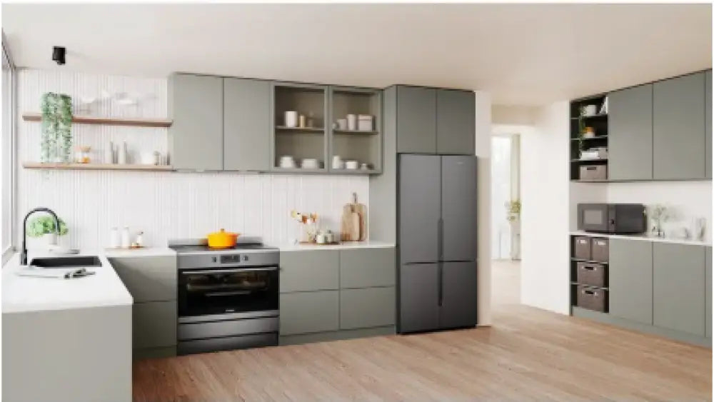 Westinghouse WFEP9757DD 90cm electric pyrolytic freestanding oven with AirFry dark stainless steel Freestanding Oven