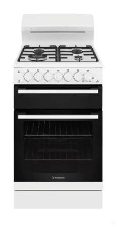 Westinghouse WLG510WCH 54cm freestanding gas oven and gas cooktop white Freestanding Oven