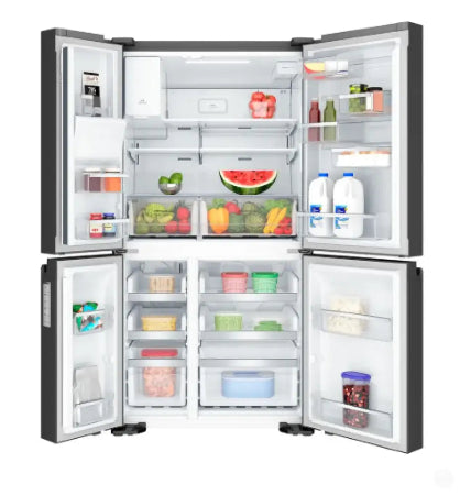 Westinghouse WQE6170BB 609L Quad Door Fridge - Matte Black Refrigerator