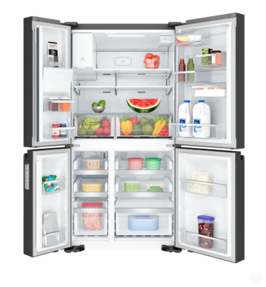 Westinghouse WQE6170BB 609L Quad Door Fridge - Matte Black Refrigerator